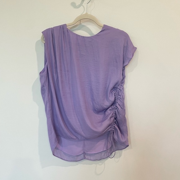 DO+BE Tops - Do+Be One Shoulder Lavender Blouse